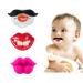 Cute Gentleman Mustache Design Funny Pacifier Set for Newborns and Toddlers - Buy Online on SooperMarket.com