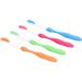HERCHR Tongue Cleaner & Scraper | Portable Bad Breath Eliminator for Travel | Effective Plastic Tongue Brush - Buy Online on SooperMarket.com
