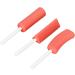 Portable Orthodontic Pacifiers with Flexible Leveling Shell - Professional Silicone Packaging 6 Pack - Tasty Red Strawberry Flavor - Buy Online on SooperMarket.com