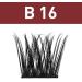 D-16mm B16 Cluster Lashes | 72 Clusters Individual Mega Volume Eyelash Extensions for DIY Soft Fluffy Look | D Curl - Buy Online on SooperMarket.com