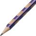 Slim Triangular Pencil for Right-Handers - STABILO EASYgraph S Metallic Violet - HB - Pack of 12 | International Shipping Available - Buy Online on SooperMarket.com
