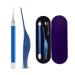 Zhong Ear Pick Set Luminous Ear Spoon Tweezers Ear Wax Removal Tool LED Light Earpick Storage Box Children Baby Ear Cleaning Care Kit (Color : 02)