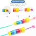 Adjustable 280cm Rainbow Skipping Rope for Kids - Wooden Handle Jump Rope in 7 Colors for Boys & Girls Fitness - Buy Online on SooperMarket.com