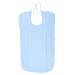 Adult Bib Skin-friendly Soft Waterproof Waterproof Bib Eating for(Light blue 50 * 90)