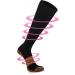 Weekend Peninsula Compression Socks for Men & Women - Knee High Sports & Travel S-M Black & Brown - Buy Online on SooperMarket.com