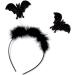 Halloween Black Glitter Bat Headband Boppers Fancy Dress Alice Hair Band for Women Girls by Glitz4Girlz - Buy Online on SooperMarket.com