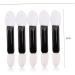 50pcs Disposable Ended Sponge Eye Shadow Applicators Dual Sided Eyeshadow Brush Sponge Tipped Oval Makeup Applicator Black - Buy Online on SooperMarket.com