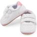 Cheerful Mario Baby First Walking Shoes - Soft PU Leather Anti-Slip Sole (3-6 Months, Pink) - Buy Online on SooperMarket.com