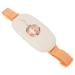 Heated Uterus Belt 4 Levels Heated High Frequency Vibration Heated Waist Belt for Women During Menstruation (White)