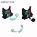 Black Dinosaur Toddler Leash and Baby Anti Lost Wrist Link for Kids Safety Walking Harness - Travel Essential for Girls/Boys - Buy Online on SooperMarket.com