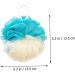 Buy Angoily 8pcs Color Matching Bath Ball Mesh Pouf & Men's Gloves - Soft Shower & Bath Scrubbers Perfect for Cleaning & Relaxation - Buy Online on SooperMarket.com