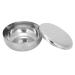 Ankroyu Razor-Soap Peel - Premium Men's Stainless Steel Shaving Bowl & Lid | Beard Care & Foam Cup | Ultimate Shaving Tool (Silver) - Buy Online on SooperMarket.com