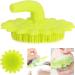 Baby Bath Brush Evenly Distributed Skin-Friendly And Comfortable Baby Silicone Bath Brush Materials Soft Silicone Child Education(green) - Buy Online on SooperMarket.com