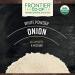 Frontier Co-op Organic White Onion Powder 6.14oz - Premium Quality Onion Powder for Flavorful Cooking - Buy Online on SooperMarket.com