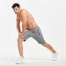 Buy ZOXOZ Men's Summer Cotton Shorts with Zipper Pockets - Gray XL | International Shipping Available - Buy Online on SooperMarket.com