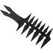 Wide Tooth Hair Comb Double Sided Oil Styling Comb for Men Portable ABS Material (Black) - Buy Online on SooperMarket.com