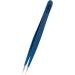 Rubis splinter tweezers - pointed tweezers for splinters and ingrown hairs - pointed tweezers (blue)