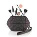 Pryzm Hexagonal Reflective 3D Effect Makeup Bag - Small Stylish & Durable | Perfect for Travel - Shop Internationally - Buy Online on SooperMarket.com