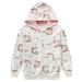 Baby Girl Zip-up Jacket Toddler Hoodie Sweatshirt Light Winter Coat Fall Outwear 2t-7t 6# Unicorn/White 5-6 Years