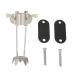 Cane Ice Grip Attachment for Walking Mobility Crutches Non Slip Ice Grip with Durable Steel Tip