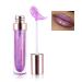 Shimmer Purple Lip Gloss Liquid Lipstick LongLasting 3D Dazzling Polarized Diamond Glitter Glossy Waterproof Lip Gloss for Women High Pigmented Nonstick Cup Lipstick Makeup for Lips 03