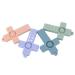 Teethe Odorless Silicone Chew Toy Set - 4 Colorful PCS for Hospitals | Safe & Durable - Buy Online on SooperMarket.com