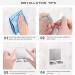 Yilin 2 Pack Razor Hanger Stand - Self Adhesive Stainless Steel Utility Holder for Heavy Duty Storage - Buy Online on SooperMarket.com