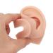 Soft Silicone Ear Model 1 Pair | Stretchable for Teaching & Medical Training | Medium Skin Tone - Buy Online on SooperMarket.com