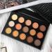 eco favor Nude Gold Eyeshadow Palette - 15 Shades Matte Shimmer Metallic | Long Lasting Waterproof Eye Shadow Pallet - Travel Size Makeup - Buy Online on SooperMarket.com