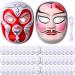 50 Pieces Paper Mache Mask for Craft Blank White Mask to Decorate Paintable Mask Costume DIY Full Face Mask Opera Mask for Masquerade Decoration Art Cosplay Dance Party Halloween Women  Men Kids
