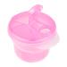 AOVNA Milk Powder Dispenser Portable Milk Powder Container Baby Milk Powder Storage Container for Travel Outdoor (Pink)