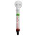 Glass Aquarium Thermometer with Safe Zone Section and Suction Cup for Tropical Freshwater and Marine Saltwater Aquariums