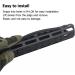 SBGJMY 5 Pack MLOK Keymod Handguard Protector Rail Cover | Rubber Hand Protection for M-LOK Systems - Black - Buy Online on SooperMarket.com