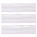MapofBeauty 3 Pack Yoga Headbands Stretchy Cotton Head Band Hairwarp Sport Running Exercise Gym (White)