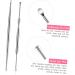 3pcs Stainless Steel Ear Cuffs Ear Cleaner Set with Ear Wax Remover - Silver - Buy Online on SooperMarket.com