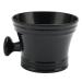 Jauarta Large Capacity Shaving Soap Cup - Portable Black Plastic Razor Holder with Comfortable Handle for Home & Travel Hairdressers - Buy Online on SooperMarket.com