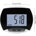 3D Walking Pedometer with Clip and Lanyard - Accurate Step Counter with Large Display in Black - Buy Online on SooperMarket.com