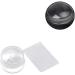 Clear Jelly Nail Art Stamper and Scraper Transparent Silicone Nail Art Stamping Template with Cap Manicure Nail Care Tool-1set - Buy Online on SooperMarket.com