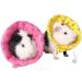NashaFeiLi Pet Recovery Collar Elizabethan Small Animal Hamster Collar Cone Adjustable Comfy Collar for Hamster Chinchilla Small Pet (S Yellow) S Yellow - Buy Online on SooperMarket.com