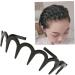 1PC Unisex Wavy Headband Black Hair Band Spring Wavy Metal Hair Band with Long Teeth Hairhoop Sports Headband Headwear Accessories Black 1pc - Buy Online on SooperMarket.com