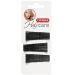 TITANIA hair clips black straight 7 cm 1 pack (1 x 38 g)