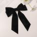 Black Velvet Hair Bow Clips for Women and Girls - French Barrettes Hair Pins with Large Bowknot Design - Buy Online on SooperMarket.com