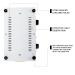 2L Hot Towel Cabinet with Stainless Tray - High Temp Nail Salon Cleaning Box - 300W Dry Heat Spa Equipment for Barber Tools - 6 Piece Set - Buy Online on SooperMarket.com