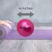 Pilates Mini Ball (10cm): Pink Accessory for AeroPilates, Yoga, Fitness & Strength - Buy Online on SooperMarket.com