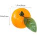 Alipis 50pcs orange cupboard desktop toys plastic teaching aids decorations Model Toy accessories mini Scene Photography Props decorate window False Orange Decor fake fruit - Buy Online on SooperMarket.com