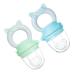 Buy 2-Pack Baby Food Dispenser Pacifiers - Soft Silicone Exercise Coordination Comfortable Handle Dust Protection - Ideal for 4 Months+ - Available in Two Colors - Buy Online on SooperMarket.com