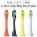 BH1022 Toothbrush Replacement Heads for Philips HY1100 HY1200 - 4 Pack Red - Buy Online on SooperMarket.com