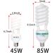 85W Aqirui CFL Daylight Spiral Softbox Bulb (5500K) E27 Socket for Studio Photography - 1 Pack - Buy Online on SooperMarket.com
