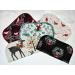 1 Ply Printed Flannel Little Wipes 8x8 Inches Set of 5 Birds Berries and Bucks