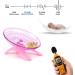 YuanYouTong Silent Hamster Wheel 7 Inch Exercise Wheel for Syrian Hamsters Hamster Flying Saucer Quiet Spinner Running Wheel for Gerbil Chinchilla Guinea Pig Mice Hedgehog Small Animals (Pink) - Buy Online on SooperMarket.com